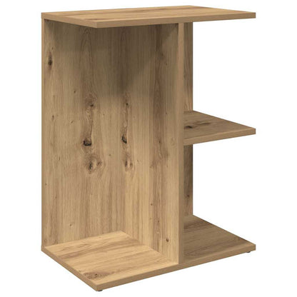 Bedside Table Artisan Oak 46.5x29x61 cm Engineered Wood