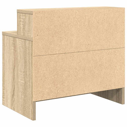 Bedside Cabinets with Drawer 2 pcs Sonoma Oak 51x31x47 cm