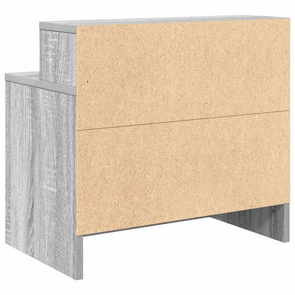 Bedside Cabinets with Drawer 2 pcs Grey Sonoma 51x31x47 cm