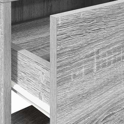 Bedside Cabinets with Drawer 2 pcs Grey Sonoma 51x31x47 cm
