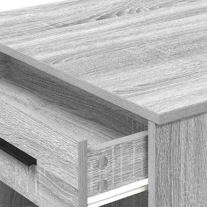 Desk with Drawer and Shelf Grey Sonoma 102x62x77.5 cm Engineered Wood