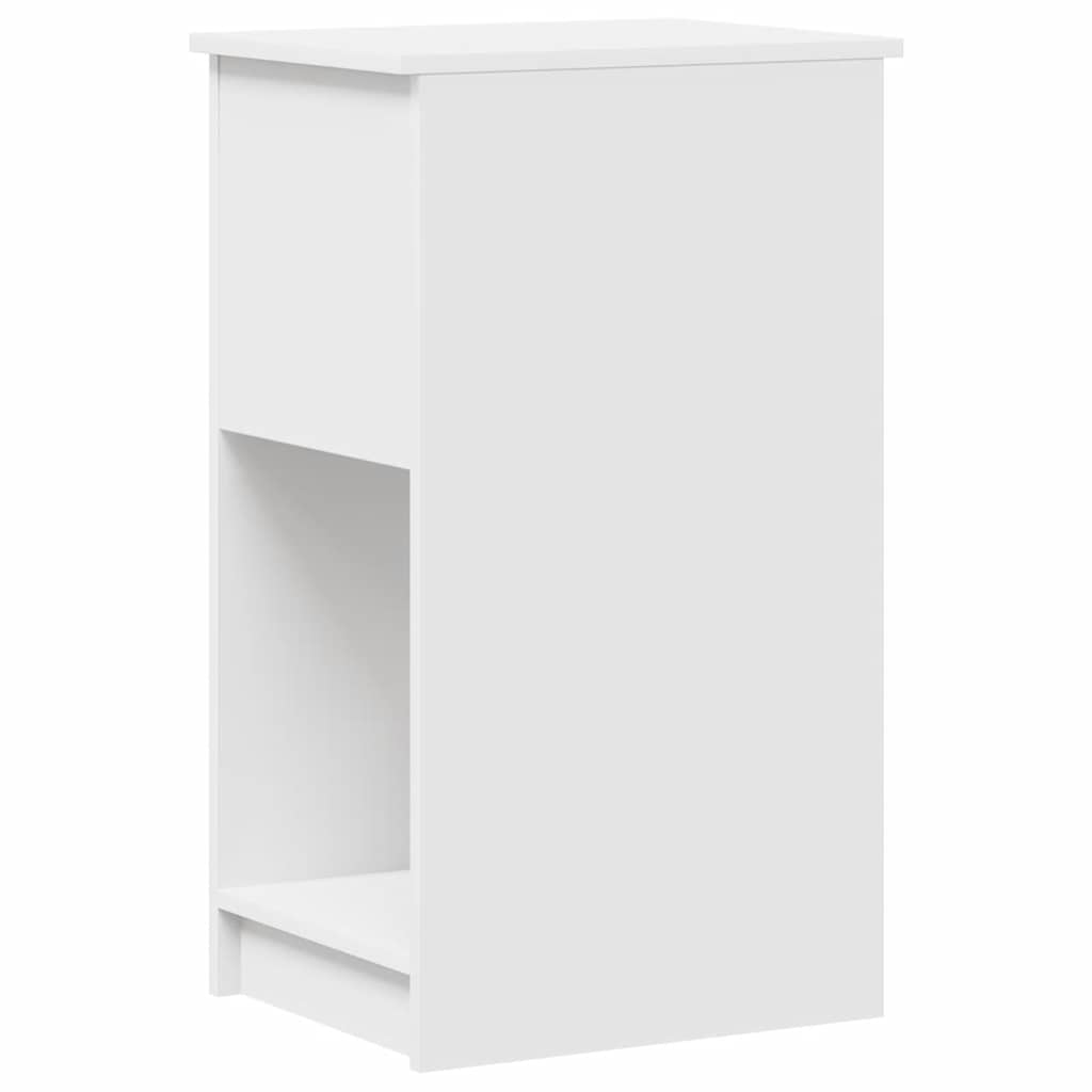 Computer Tower Stand with Drawer White 35x45x77 cm