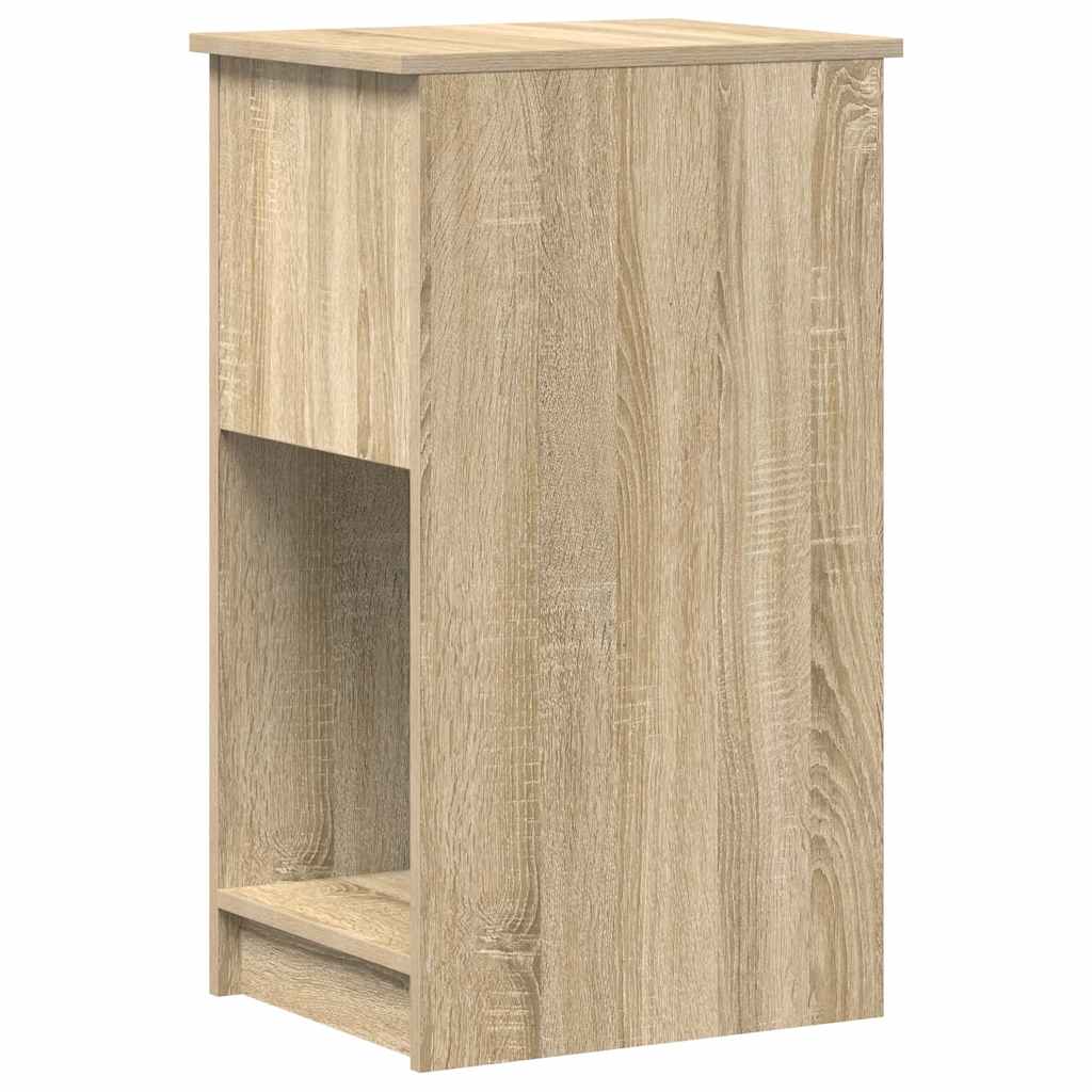 Computer Tower Stand with Drawer Sonoma Oak 35x45x77 cm