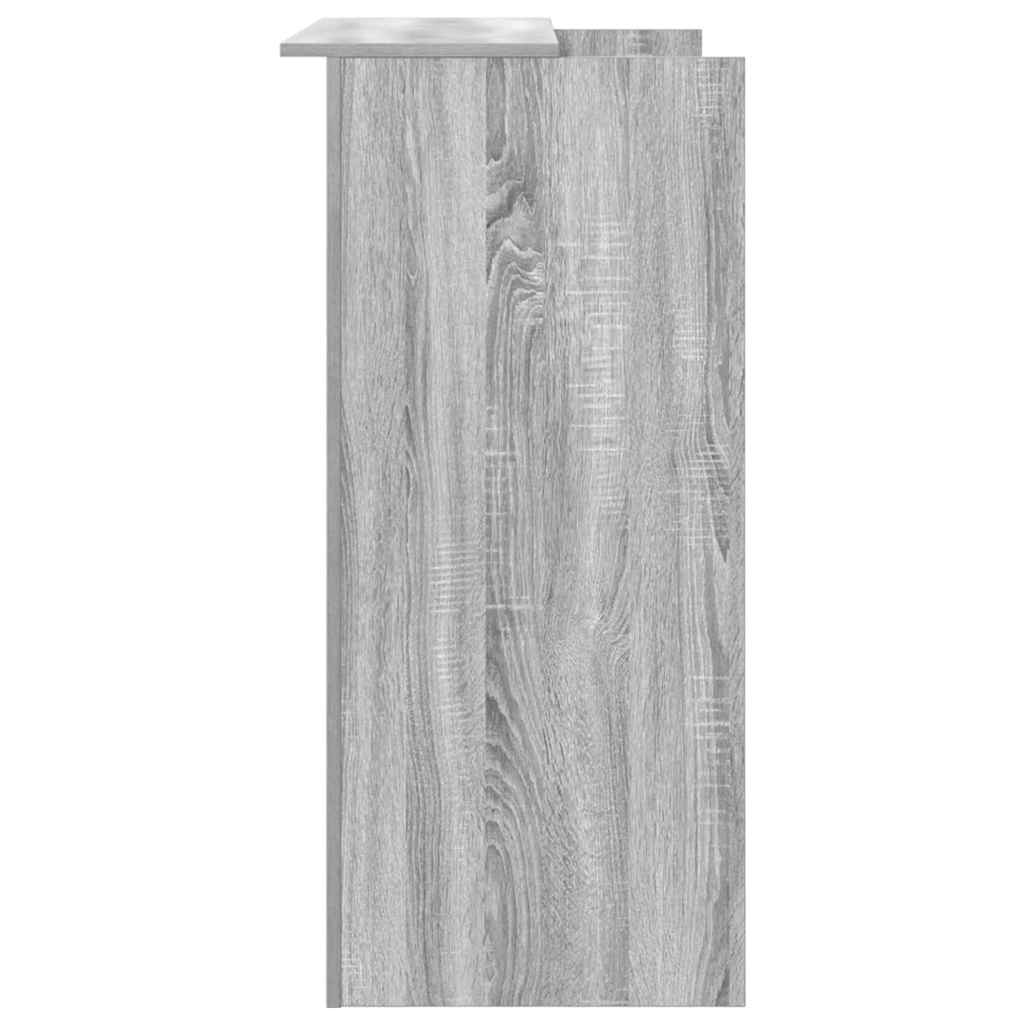 Reception Desk Grey Sonoma 100x50x103.5 cm Engineered Wood