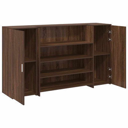 Reception Desk Brown Oak 180x50x103.5 cm Engineered Wood