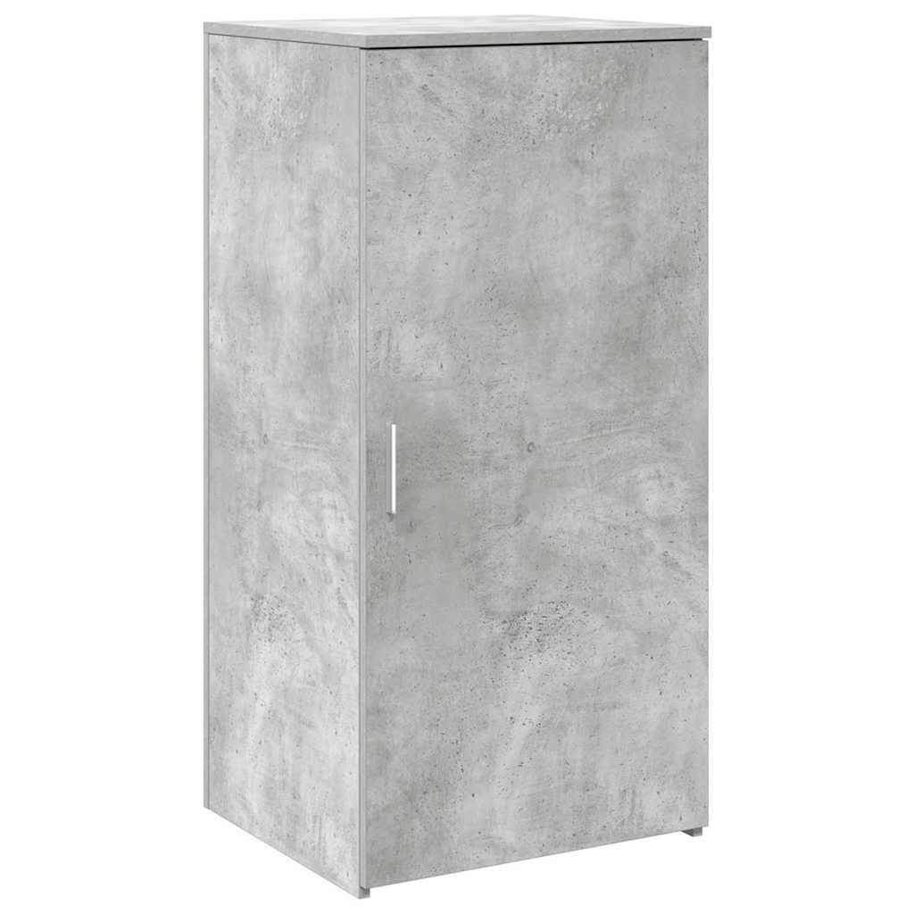 Reception Desk Concrete Grey 155x50x103.5 cm Engineered Wood