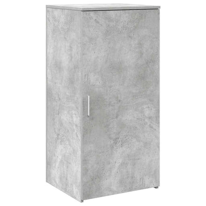 Reception Desk Concrete Grey 155x50x103.5 cm Engineered Wood