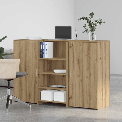 Reception Desk Artisan Oak 155x50x103.5 cm Engineered Wood