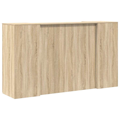 Reception Desk Sonoma Oak 180x50x103.5 cm Engineered Wood