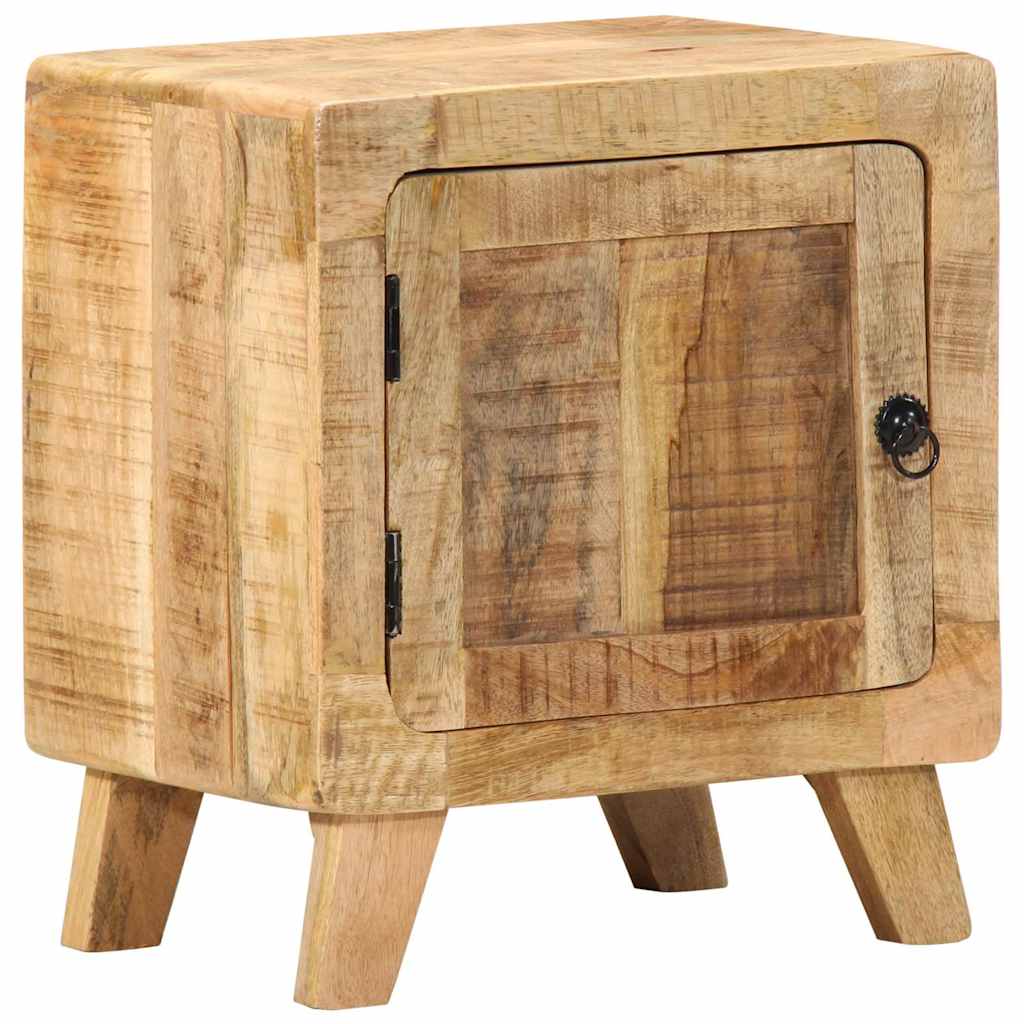 Bedside Cabinet 40x32x46 cm Solid Wood Rough Mango