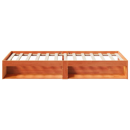 Day Bed without Mattress Wax Brown 80x200 cm Solid Wood Pine