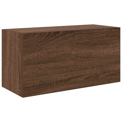 Bathroom Wall Cabinet Brown Oak 60x25x30 cm Engineered Wood