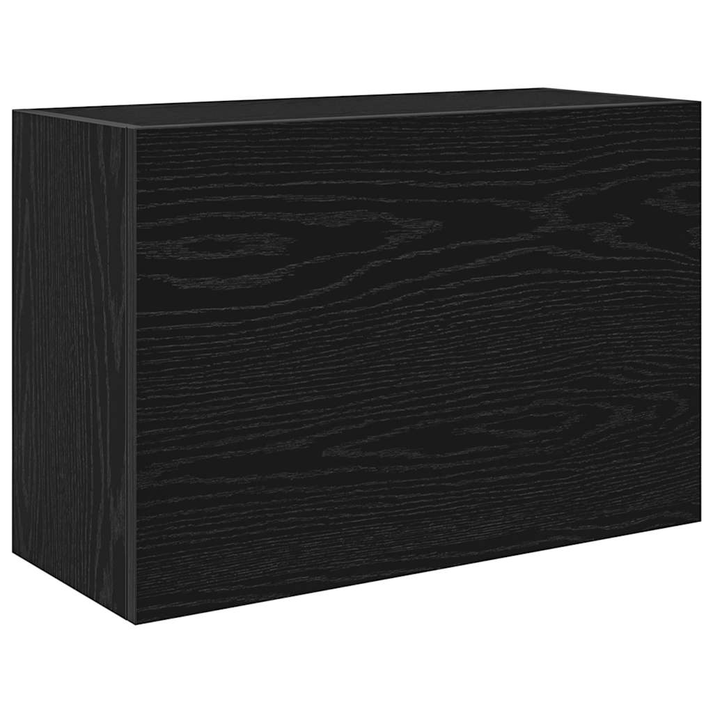 Bathroom Wall Cabinet Black 60x25x40 cm Engineered Wood