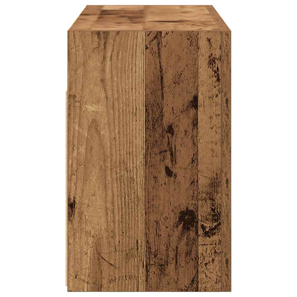 Bathroom Wall Cabinet Old Wood 60x25x40 cm Engineered Wood