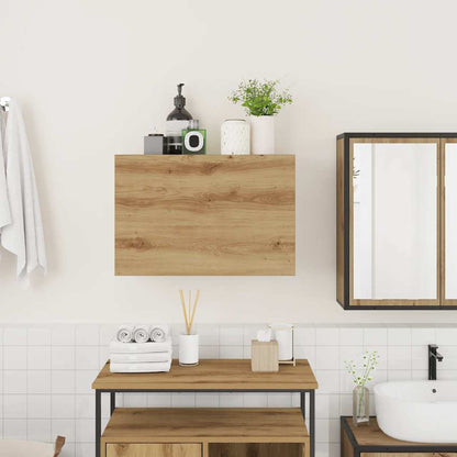 Bathroom Wall Cabinet Artisan Oak 60x25x40 cm Engineered Wood