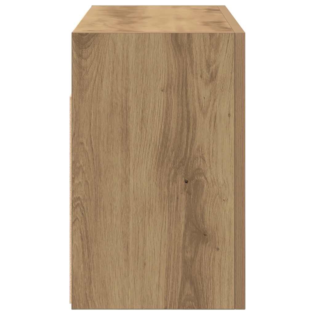 Bathroom Wall Cabinet Artisan Oak 60x25x40 cm Engineered Wood