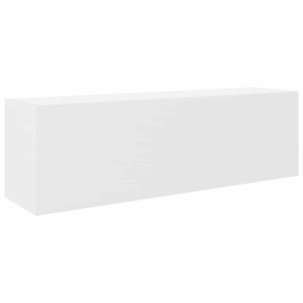 Bathroom Wall Cabinet White 100x25x30 cm Engineered Wood