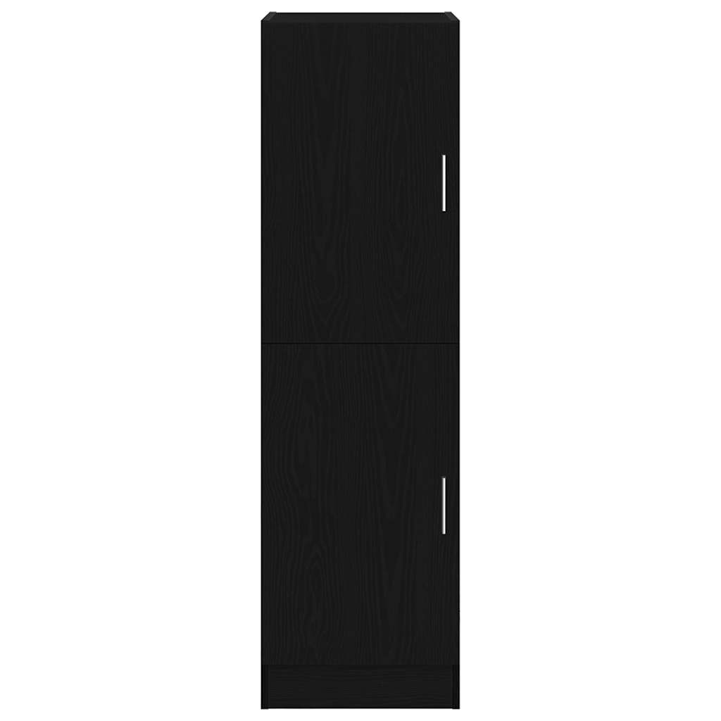 Kitchen Cabinet Black 38x41.5x131.5 cm Engineered Wood