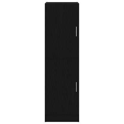 Kitchen Cabinet Black 38x41.5x131.5 cm Engineered Wood