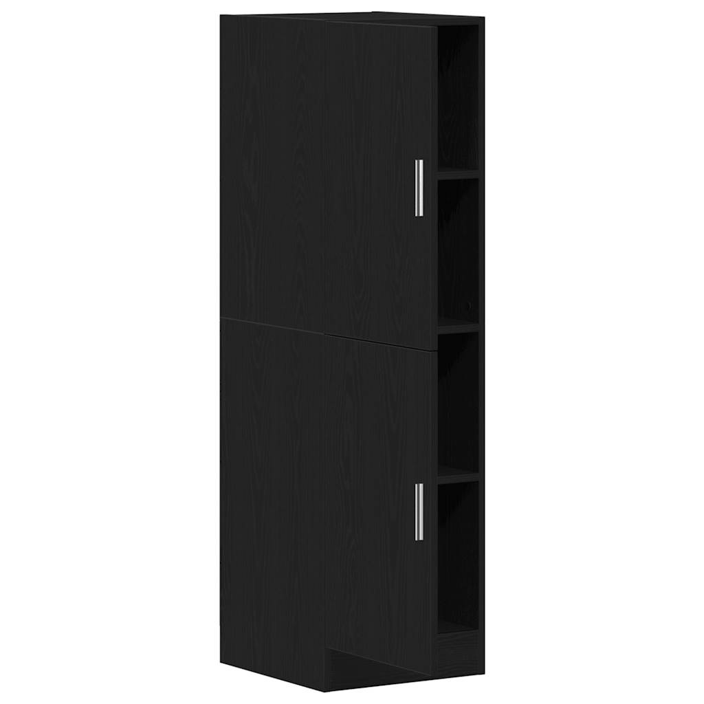 Kitchen Cabinet Black 38x41.5x131.5 cm Engineered Wood