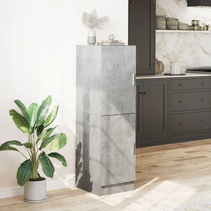 Kitchen Cabinet Concrete Grey 38x41.5x131.5 cm Engineered Wood