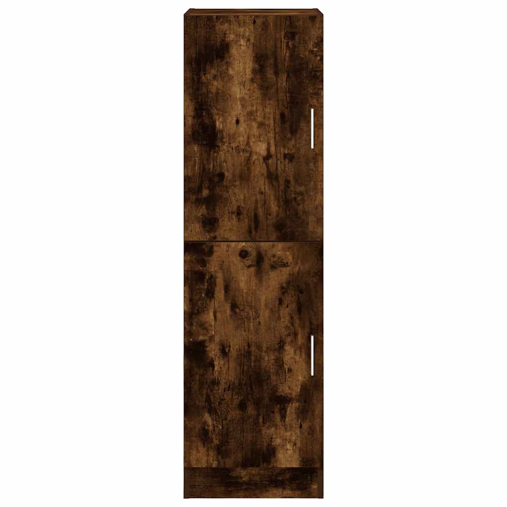 Kitchen Cabinet Smoked Oak 38x41.5x131.5 cm Engineered Wood