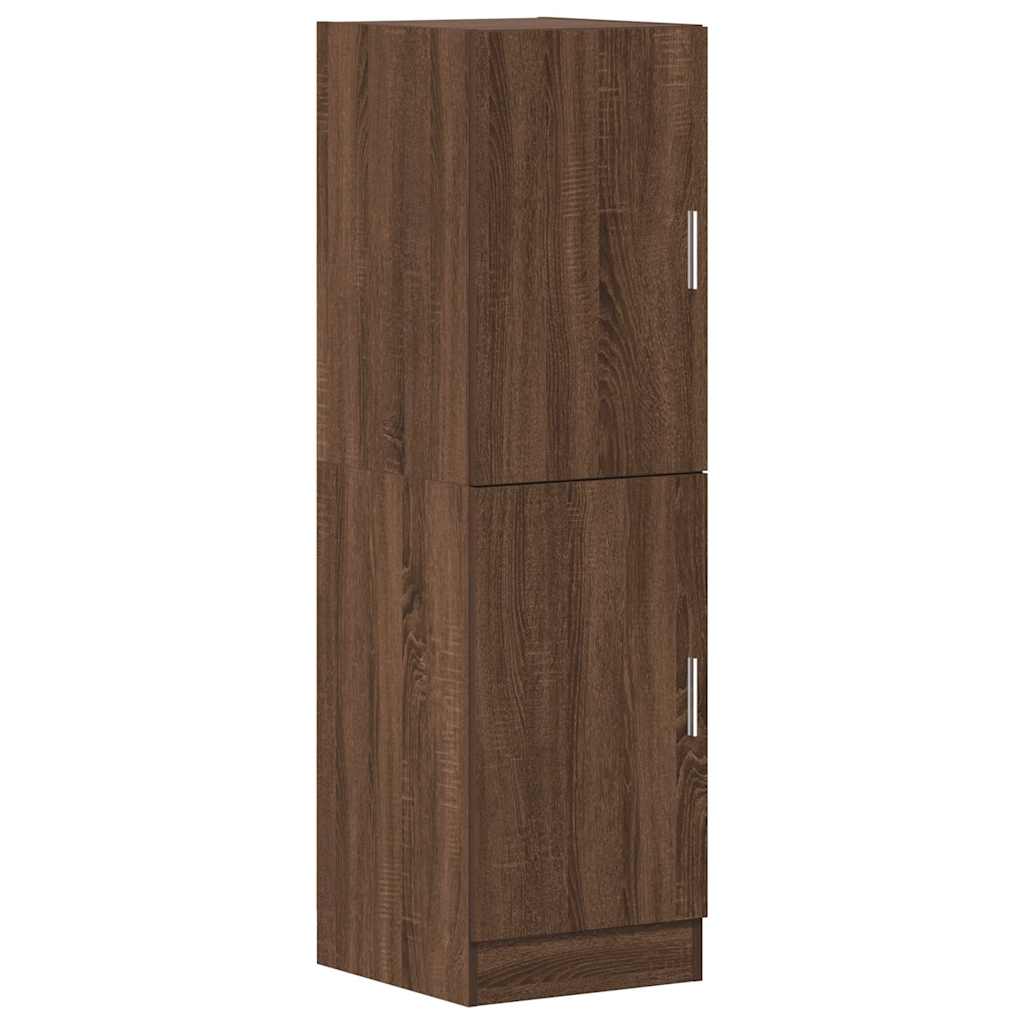 Kitchen Cabinet Brown Oak 38x41.5x131.5 cm Engineered Wood