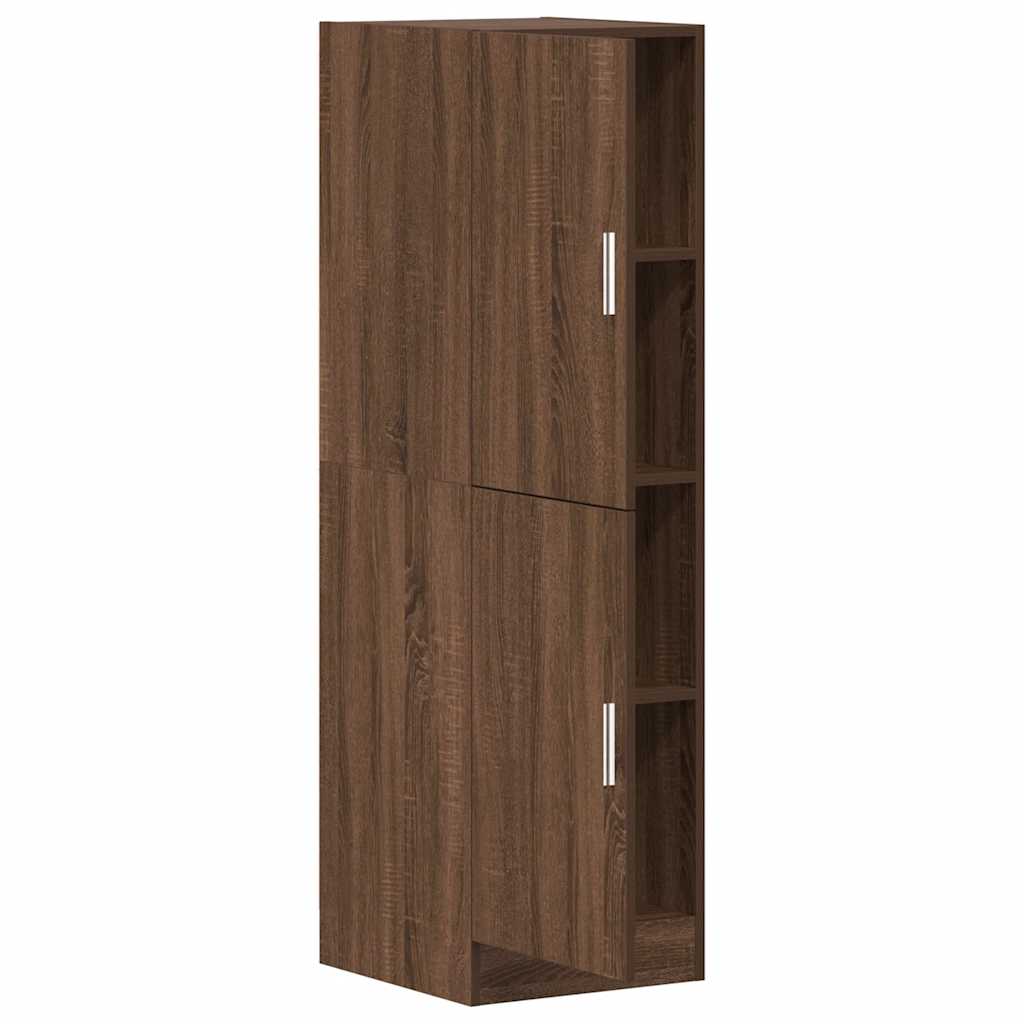 Kitchen Cabinet Brown Oak 38x41.5x131.5 cm Engineered Wood