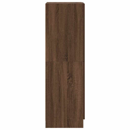 Kitchen Cabinet Brown Oak 38x41.5x131.5 cm Engineered Wood