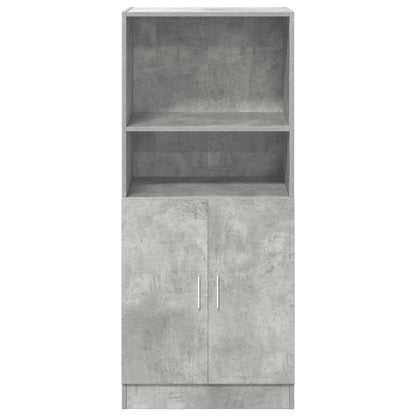 Kitchen Cabinet Concrete Grey 57x41.5x131.5 cm Engineered Wood