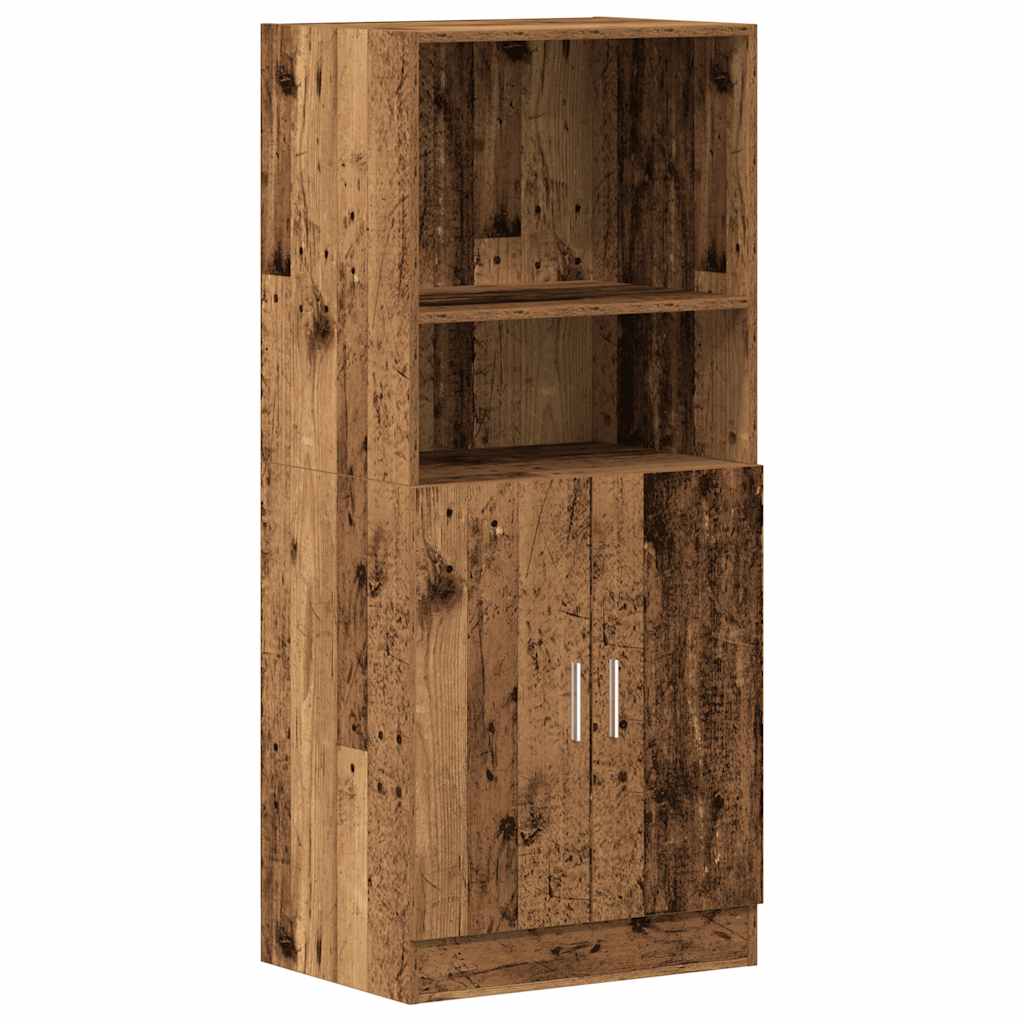 Kitchen Cabinet Old Wood 57x41.5x131.5 cm Engineered Wood