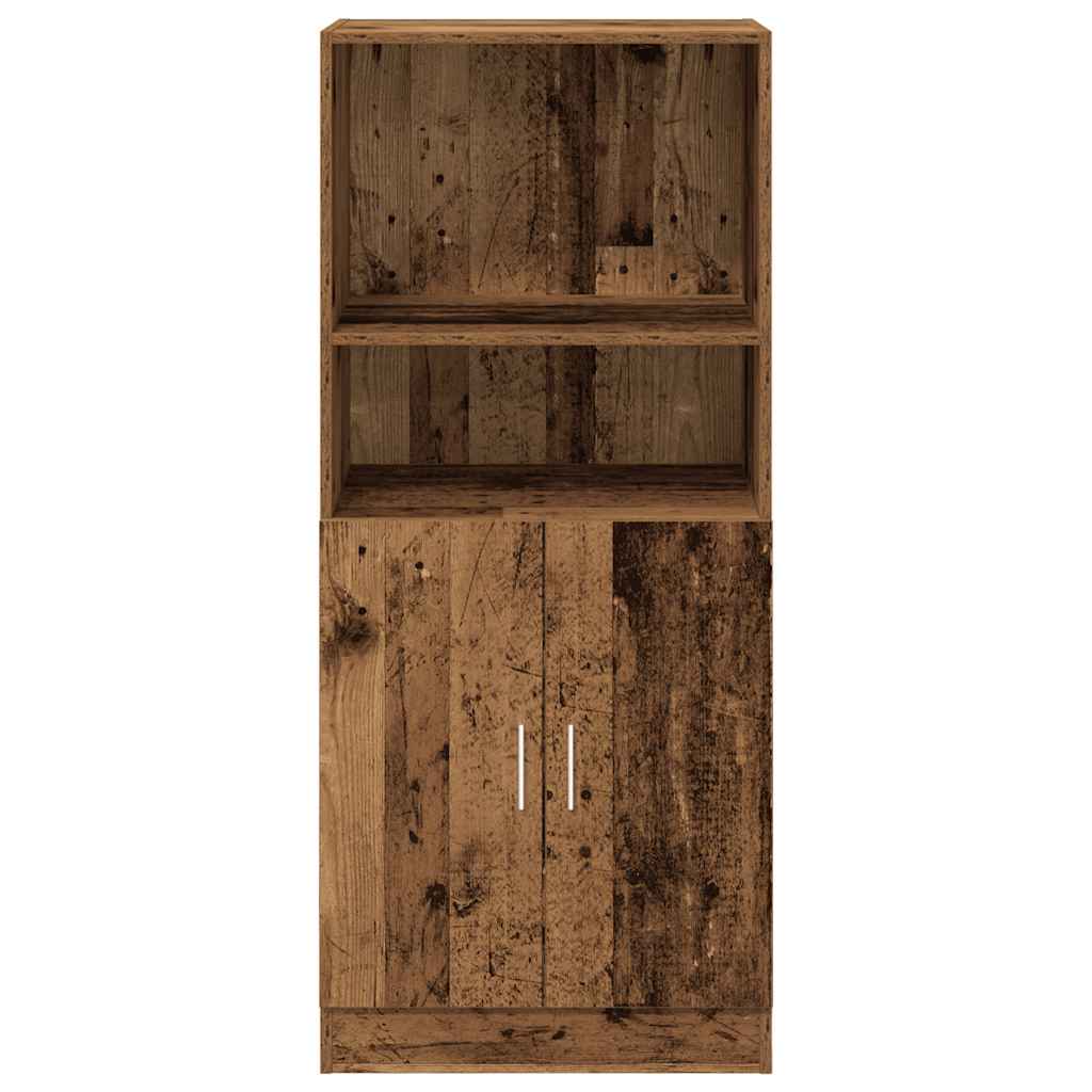 Kitchen Cabinet Old Wood 57x41.5x131.5 cm Engineered Wood