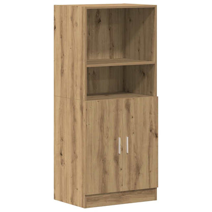 Kitchen Cabinet Artisan Oak 57x41.5x131.5 cm Engineered Wood