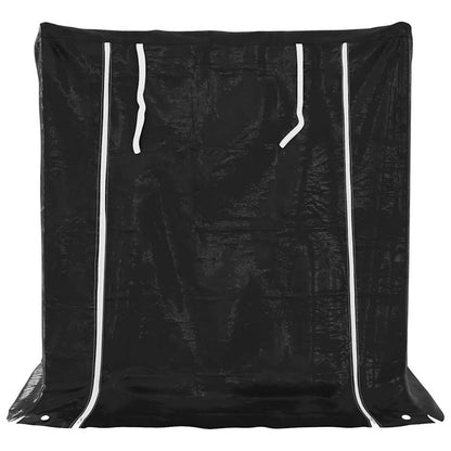 Firewood Rack with Rain Cover 100.5x80.5x110.5 cm Galvanised Steel