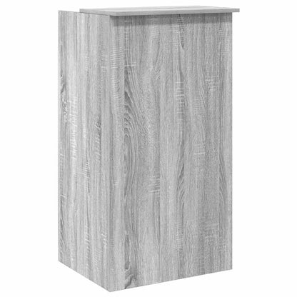 Reception Desk Grey Sonoma 55x50x103.5 cm Engineered Wood