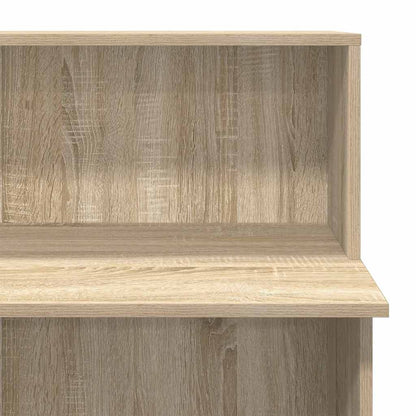 Reception Desk Sonoma Oak 100x50x103.5 cm Engineered Wood