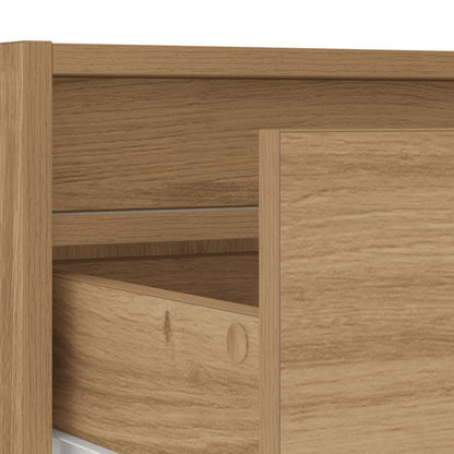 TV Cabinet with LED Lights Artisan Oak 100X35.5x25 cm