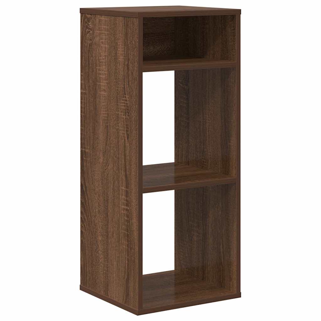 Book Cabinet Brown Oak 34x31x80 cm Engineered Wood