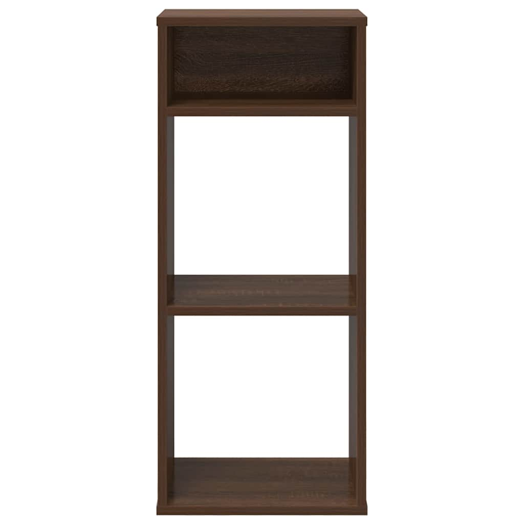 Book Cabinet Brown Oak 34x31x80 cm Engineered Wood