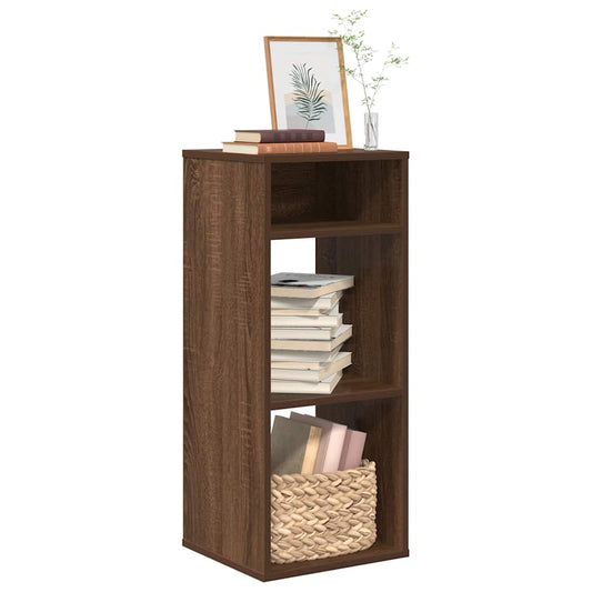 Book Cabinet Brown Oak 34x31x80 cm Engineered Wood