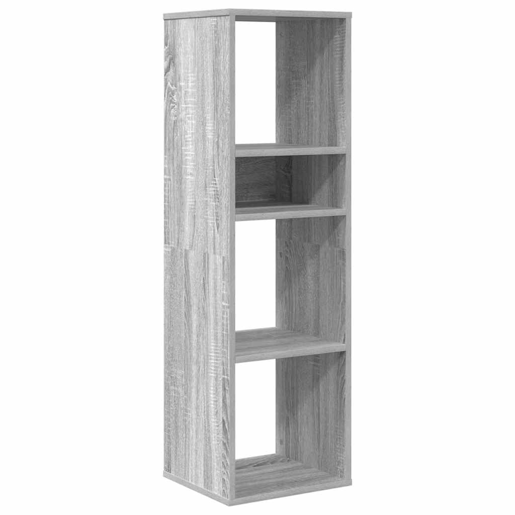 Book Cabinet Grey Sonoma 34x31x112 cm Engineered Wood