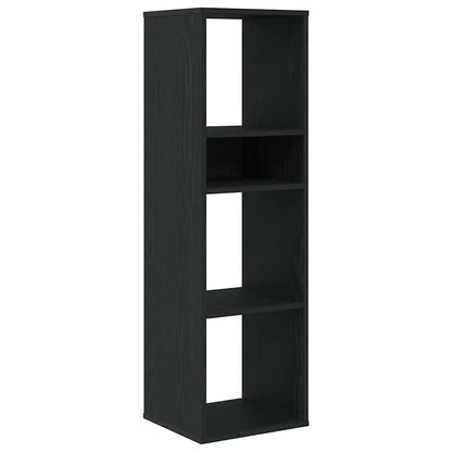 Book Cabinet Black 34x31x112 cm Engineered Wood