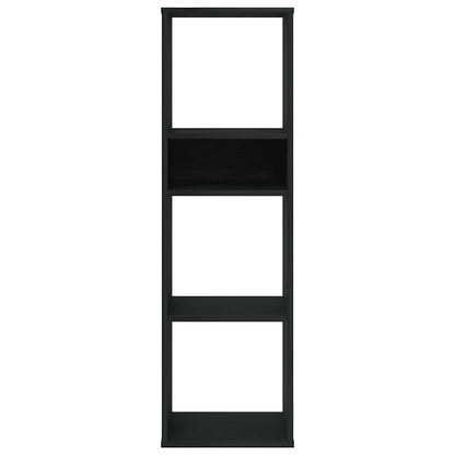 Book Cabinet Black 34x31x112 cm Engineered Wood