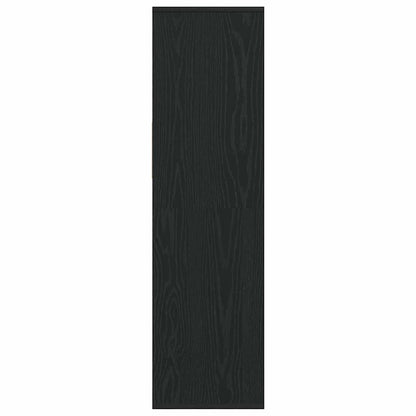 Book Cabinet Black 34x31x112 cm Engineered Wood