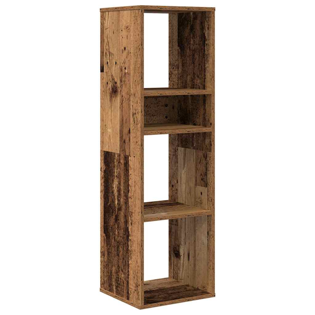 Book Cabinet Old Wood 34x31x112 cm Engineered Wood