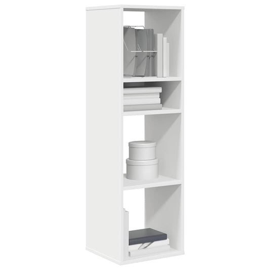 Book Cabinet White 34x31x112 cm Engineered Wood