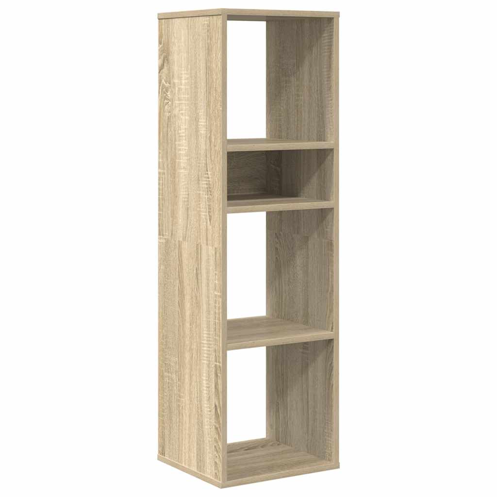 Book Cabinet Sonoma Oak 34x31x112 cm Engineered Wood