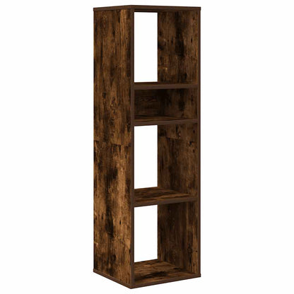 Book Cabinet Smoked Oak 34x31x112 cm Engineered Wood