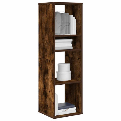 Book Cabinet Smoked Oak 34x31x112 cm Engineered Wood