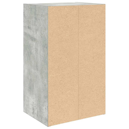 Bookcase Concrete Grey 31x24x52 cm Engineered Wood